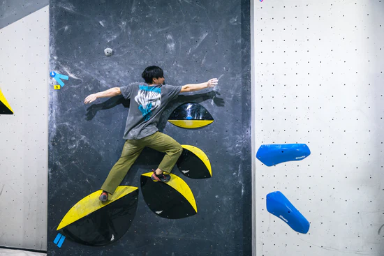 Rockcity commercial climbing wall photography